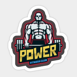 Power Fitness Design T-shirt Coffee Mug Apparel Notebook Sticker Gift Mobile Cover Sticker